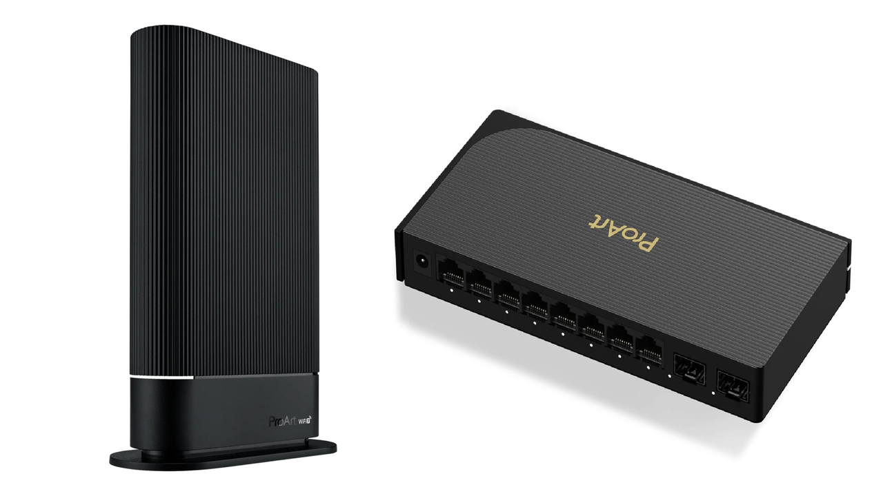 روتر و سوییچ ایسوس پروآرت مخصوص انتقال سریع فایل 8K