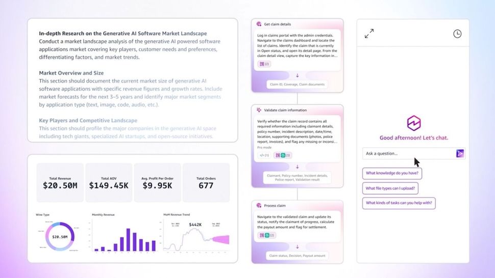 ساخت سریع عامل‌های هوش مصنوعی با پلتفرم جدید آمازون