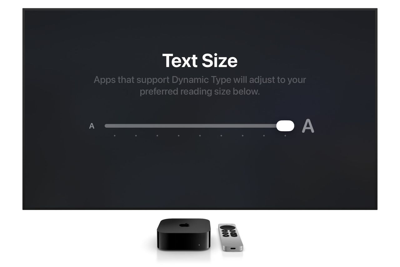 ویژگی های جدید دسترس پذیری در tvOS 17 اپل تی وی 4K